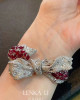 Ruby Butterfly Bracelet