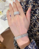 Diamond Bracelet Ring Set