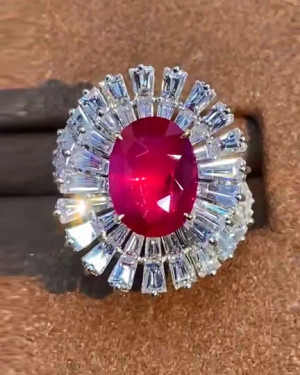 Ruby and Diamond Ring