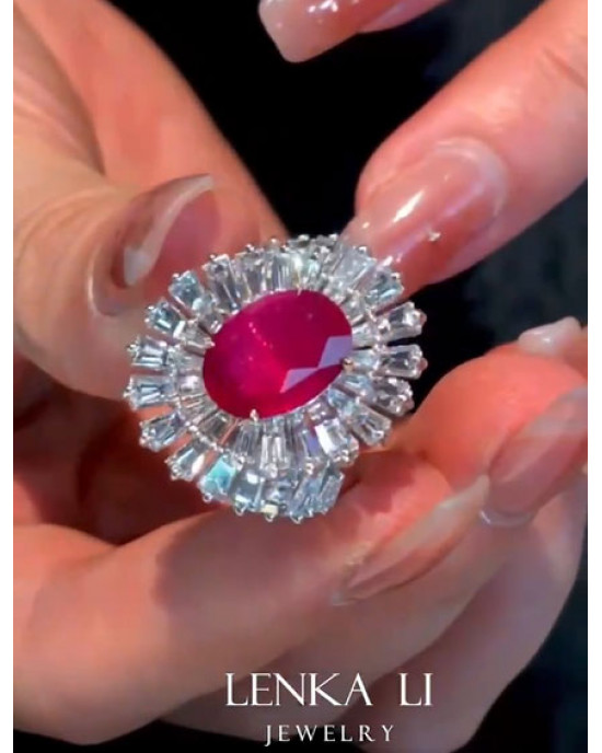 Ruby and Diamond Ring