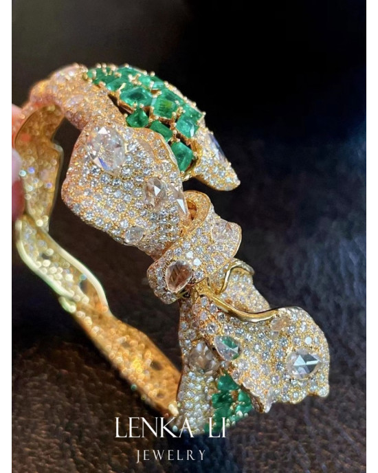 Emerald Diamond Bracelet