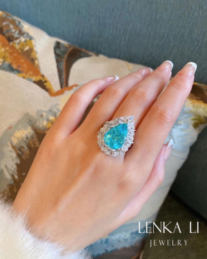 Paraiba Pendant Ring