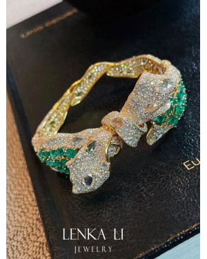 Emerald Diamond Bracelet