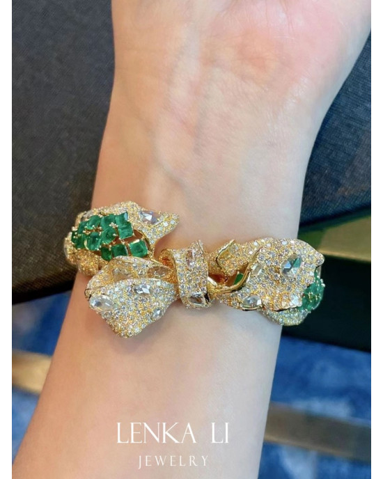 Emerald Diamond Bracelet